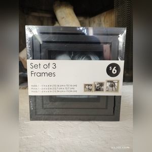 Dark Espresso Photo Frames (set of 3)